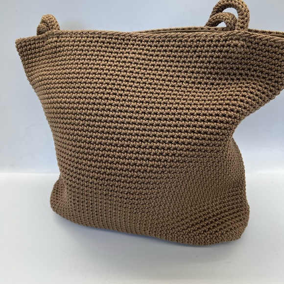The Sak Woven Crochet Tote Bag in Brown - Picture 2 of 6